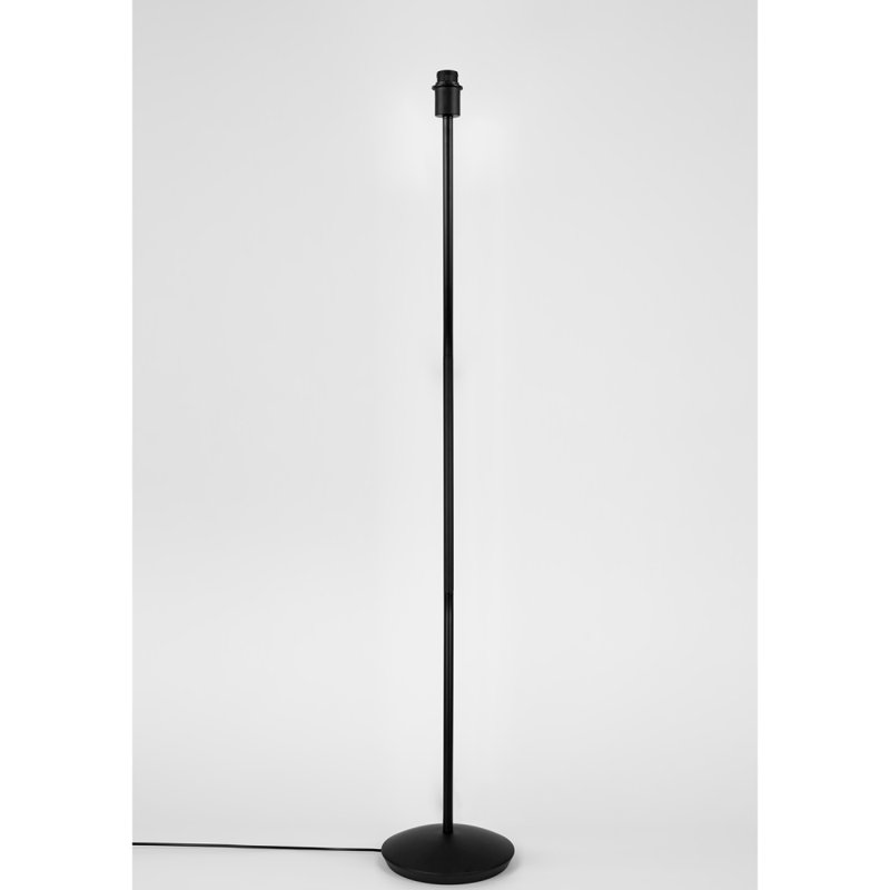 Contemporary and Sleek Table Lamp Base with Inline Switch, Black
