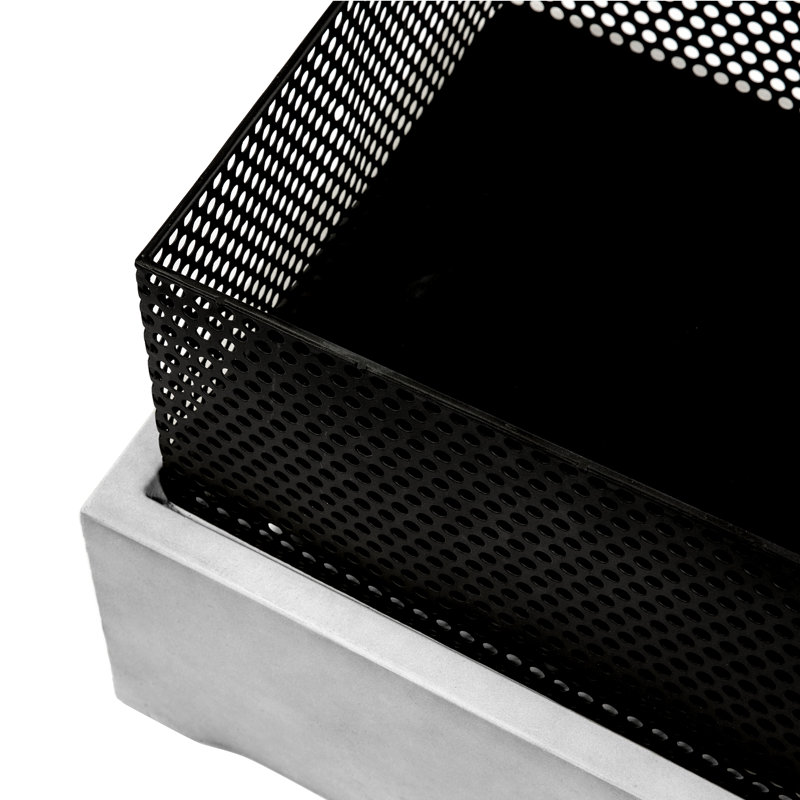 Square Steel Wood Burning Smokeless Fire Pit