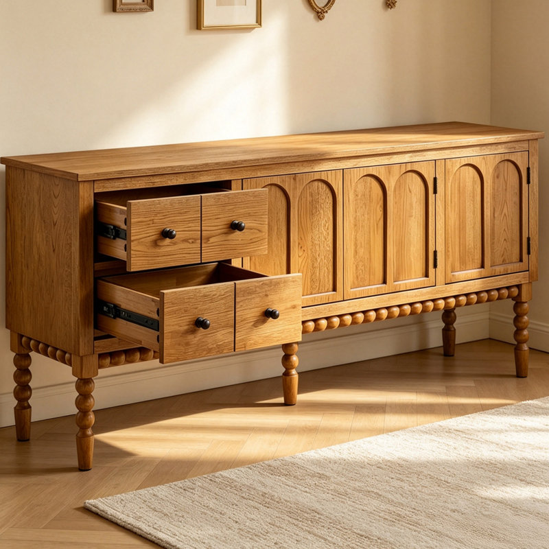 High-End Vintage-Style Sideboard