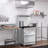 24 in. 4 Burner Commercial Liquid Propane Range with Oven in Stainless-Steel (KM-CR24-LP)