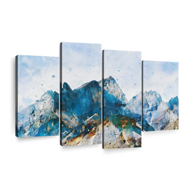 «Mountain Scene», reproduction d'art sur toile