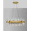 10 - Light Gold Crystal Pendant
