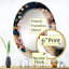 Miroir mural floral marguerite Radostina-99568575