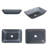 TONWIN 13'' Glass Rectangular Bathroom Sink-93565391