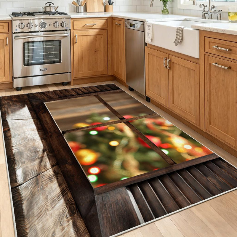 Tapis transparent lavable à la machine, espace libre sur le rebord de la fenêtre et le tapis intérieur