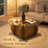 Modern Round Glass Coffee Table-1848126830