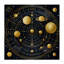 Planètes astrales dans une toile du système solaire, conception de Tabz Jones-1884063114