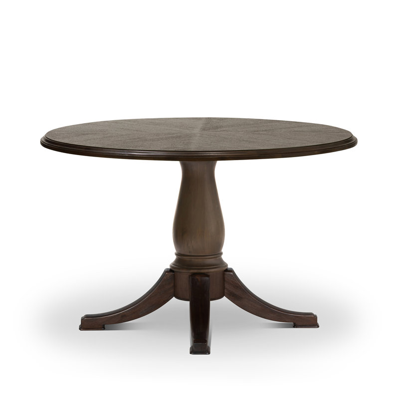 Cotswold Round Dining Table, Whitewash, Truffle