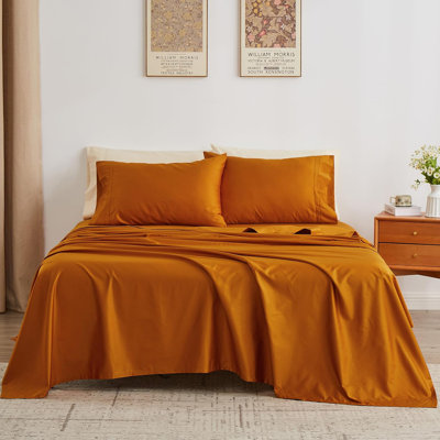 Draps 100% coton 400 fils égyptien 400 fils soyeux et doux en satin de coton tissé 16 po