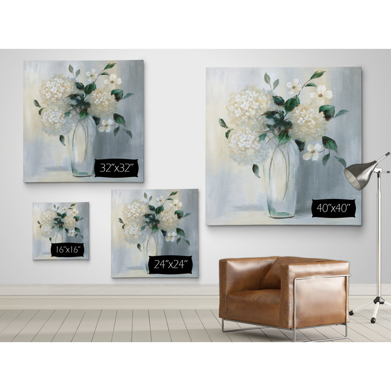 Carolina Carolina Bouquet II - impression sur toile tendue, H 24 po x l 24 po x P 1,5 po