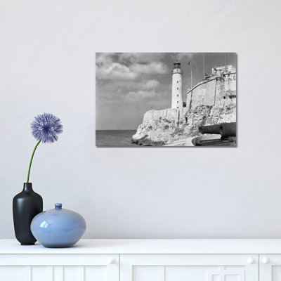 1930S-1940S Lighthouse at Morro Castle Havana Bay Havana Cuba 1 Piece Wrapped Canvas Wall Art