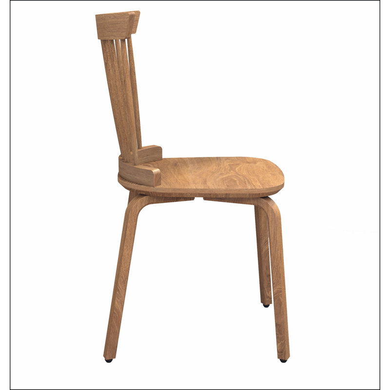 Solid Wood Slat Back Windsor Chair