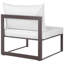 Fortuna Outdoor Patio Armless Chair with Cushion-628056003