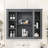 Yavonda Modern Wall Mounted Bathroom Storage Cabinet with Mirror and 6 Open Shelves-1746472775