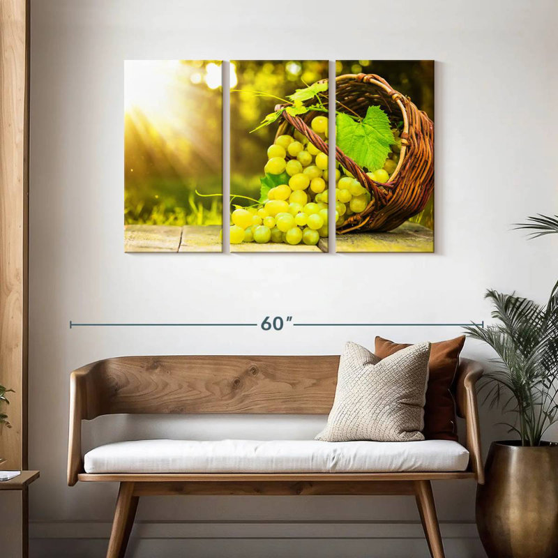 Yarlin Freshly Picked Grapes, 28" H x 45" W