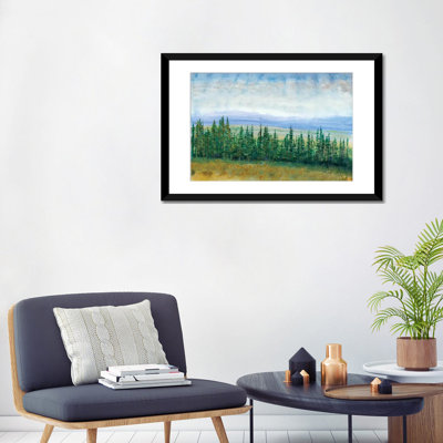 « pin tops i », impression sur toile