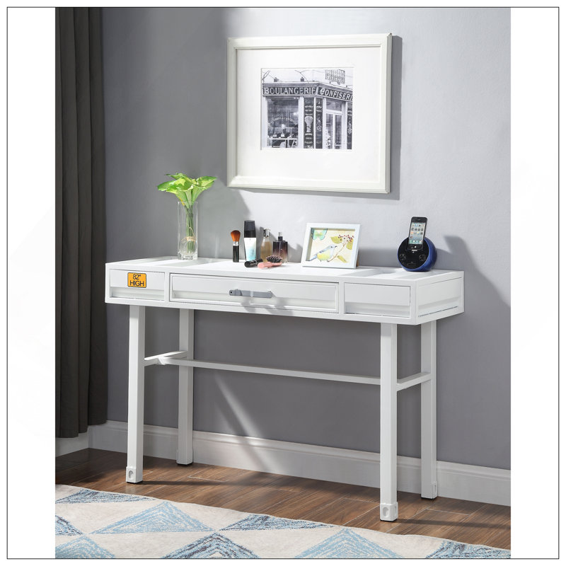 Bureau de coiffeuse Cargo, Blanc