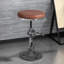 Tabouret de bar pivotant à hauteur ajustable Jeptha