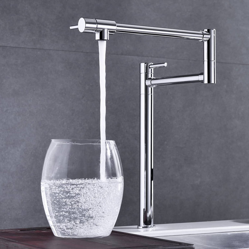 AWZTOO Kitchen Faucet, Chrome