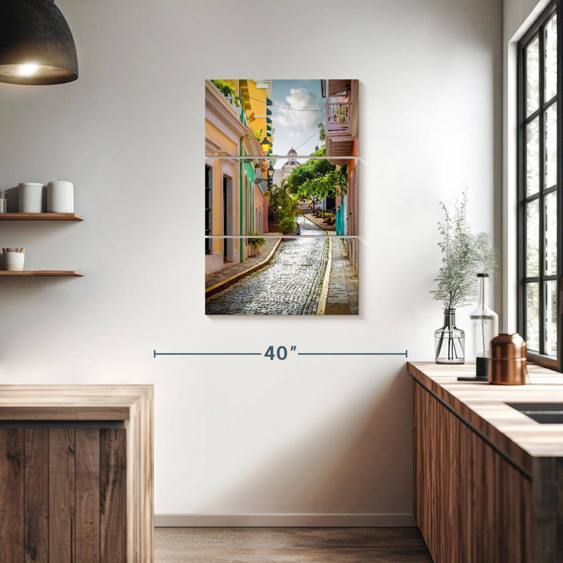 Sirci, vieille rue San Juan, H 38 po x l 24 po