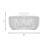 Brickell Clear Glass Shade Flush Mount