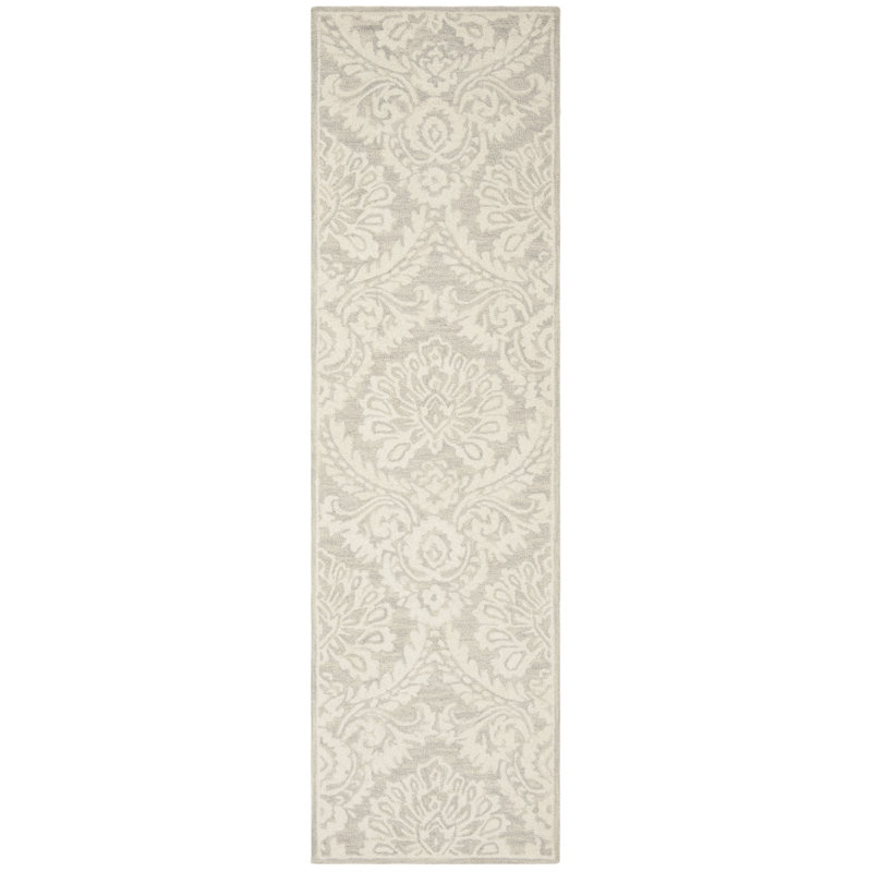 Tansy Wool Floral Indoor Rug, Runner 2'3" x 6'