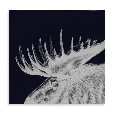 Deer Rustic Blue Tablecloth - Indoor/Outdoor Home Decor