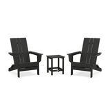 POLYWOOD by AllModern Foldable Outdoor Adirondack Chair With Table