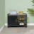 Deandray Polyester Blend Upholstered Bench with Shoe Storage-618605665