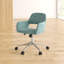 Primeaux Velvet Scandinavian Desk Chair-30562711