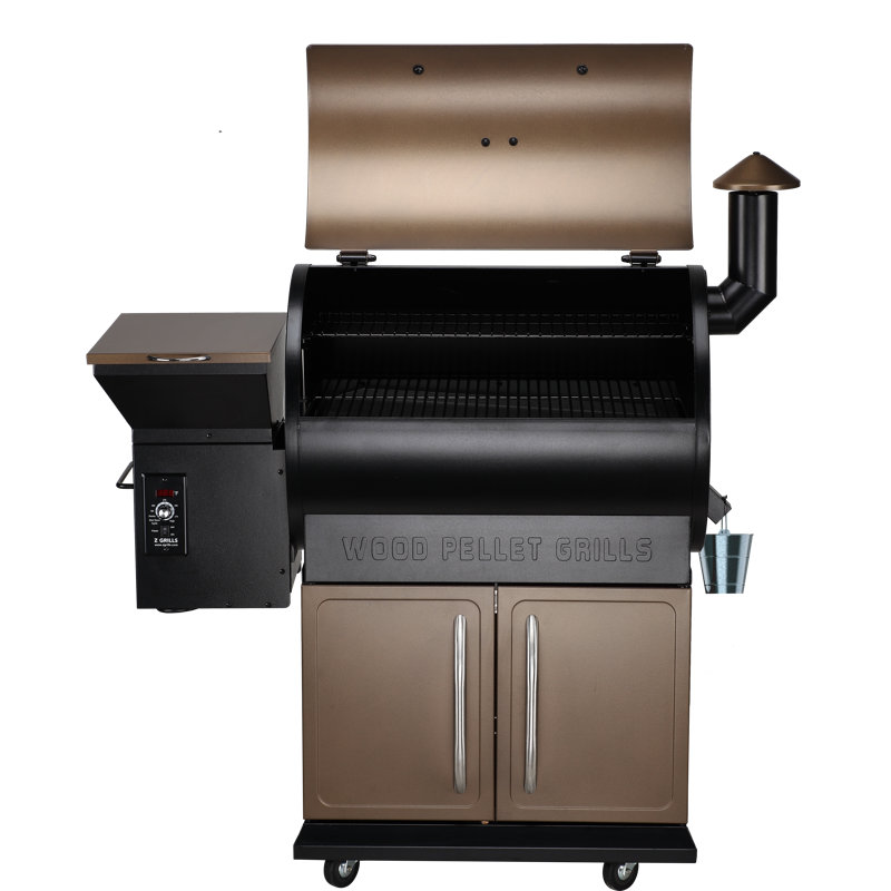 Z GRILLS 22'' W Wood Pellet Grill, Copper