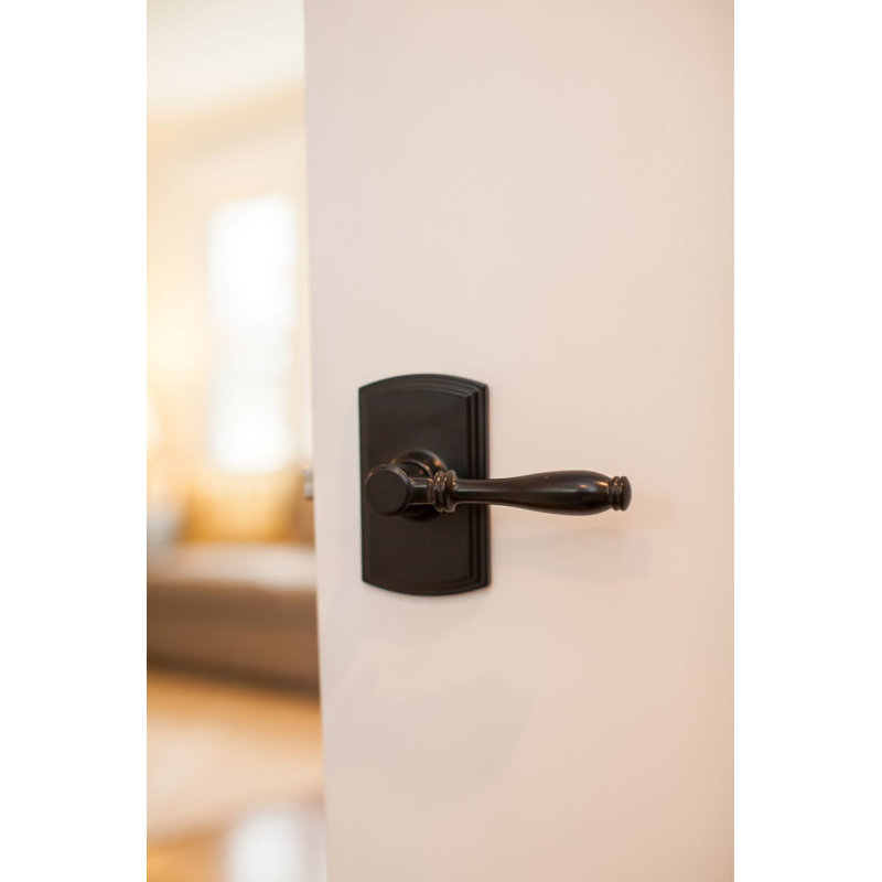 Sorado Keyed (Entry) Door Lever, Black