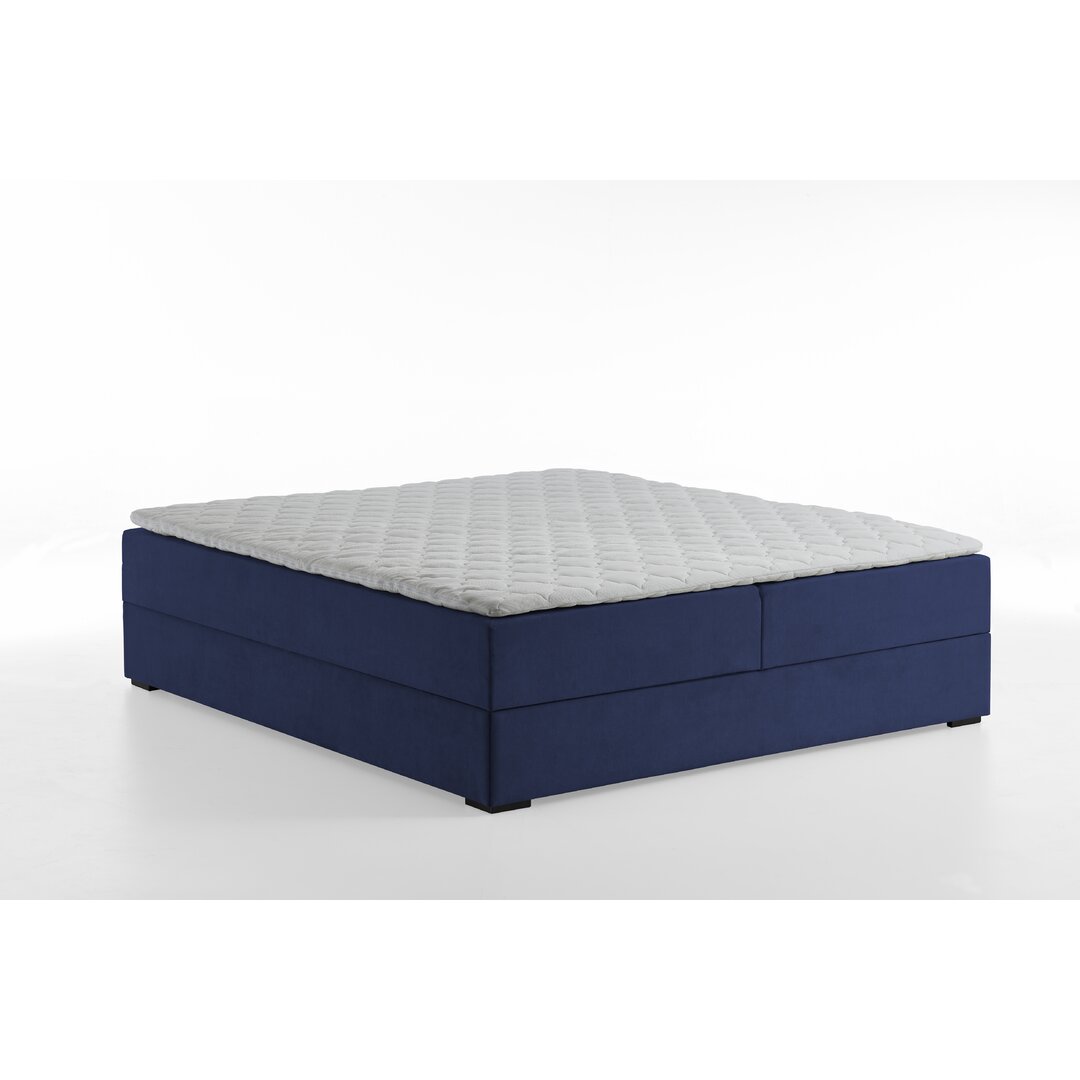 Boxspringbett Latchford mit Topper und Bettkasten