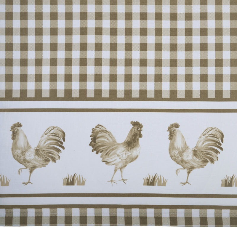 Rideau de cuisine Harville, Taupe, L 58 po x L 36 po