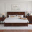 Lit plateforme avec rangement en bois massif Ashante avec pied de lit et tiroirs sous le lit-2088022180-2141740066
