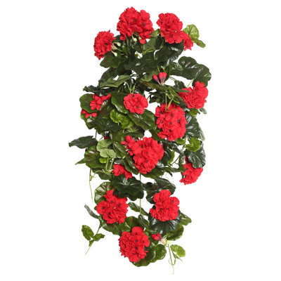 Buisson artificiel en géranium