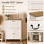 Grande armoire de rangement pour chaussures, panneau de rangement en bois aggloméré pour entrée