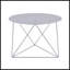 Table de bout en métal