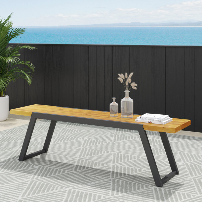 Banc d'entrée en bois Banc d'extérieur