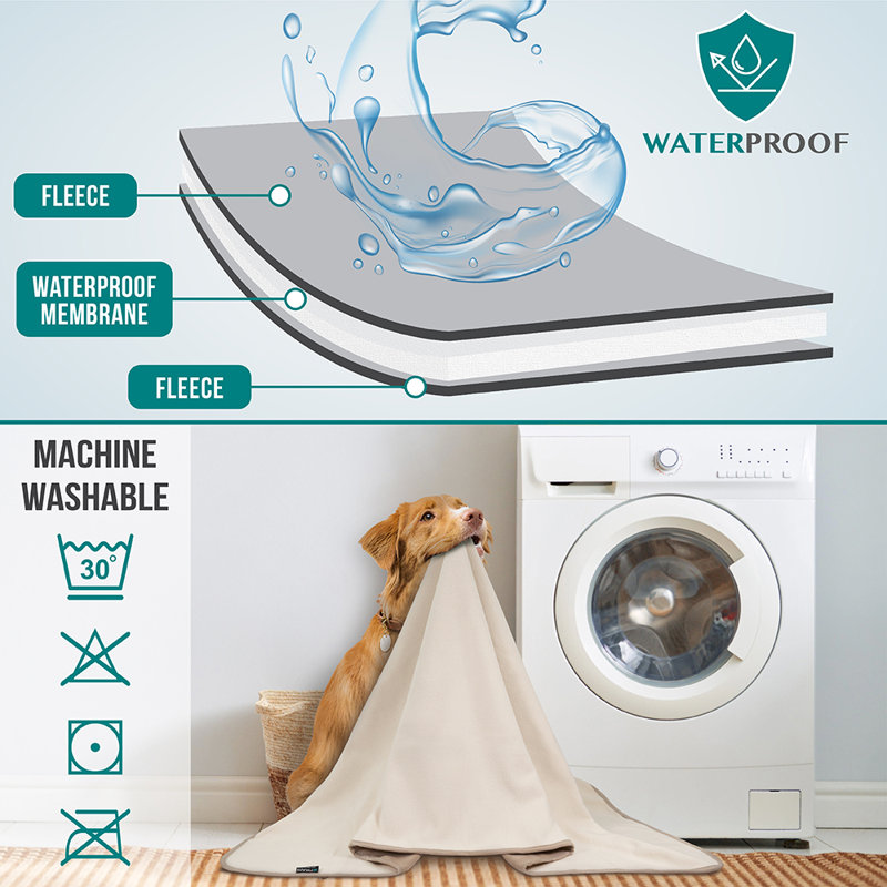 PetAmi Fleece Polyester Pet Blanket