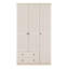 Kaylah 3 Door Manufactured Wood Wardrobe