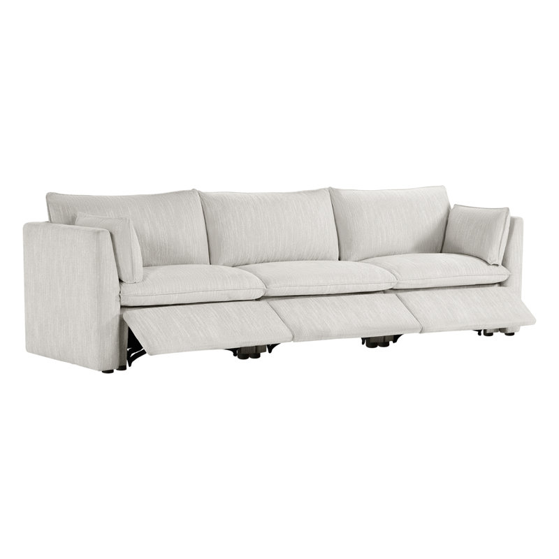 Modular Power Sofa, Light Gray