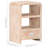 Nightstand Bedside Cabinet with Drawer Bed Cabinet Solid Wood Acacia-414187953