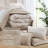 Romantic Jacquard Bedding Set, Polyester Queen Size Comforter For Home
