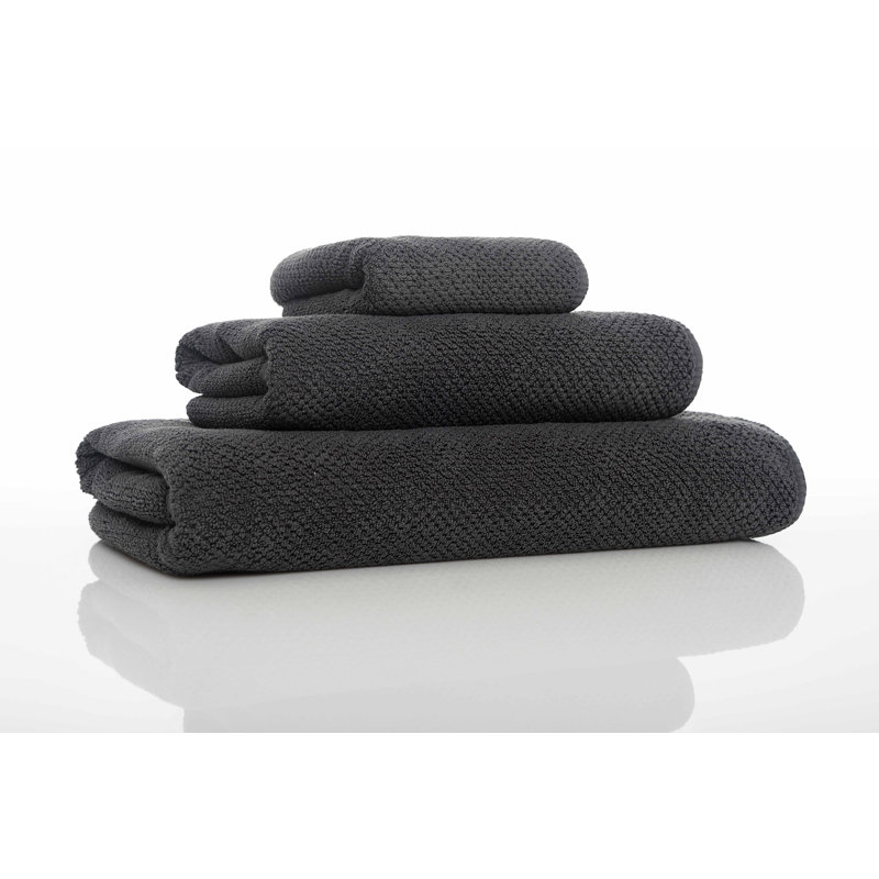 Bee Waffle Waffle Towel, Storm, 12" W x 20" L, Fingertip Towel 1-Pack