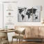 «World Map», reproduction de carte du monde sur toile, 3 pièces par Jorge S-104053761