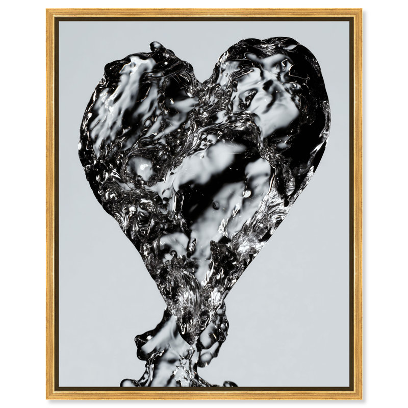 Mercury Love Print by Oliver Gal, 37"H x 46"W, Gold Floater Frame