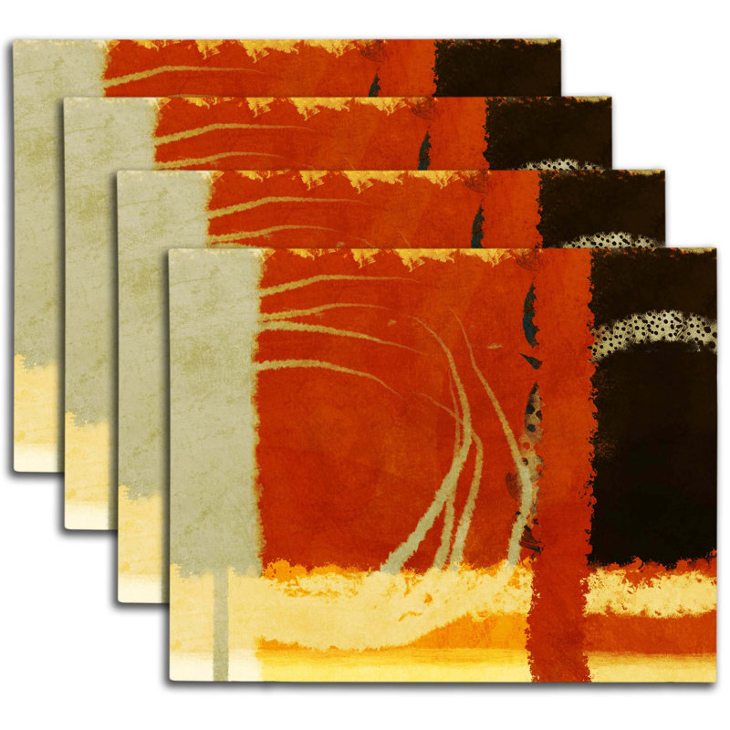Napperon abstrait en polyester