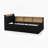Day Bed With Storage Headboard And Wireless Charging, Daybed With Two Storage Drawers, LED Light-444625137