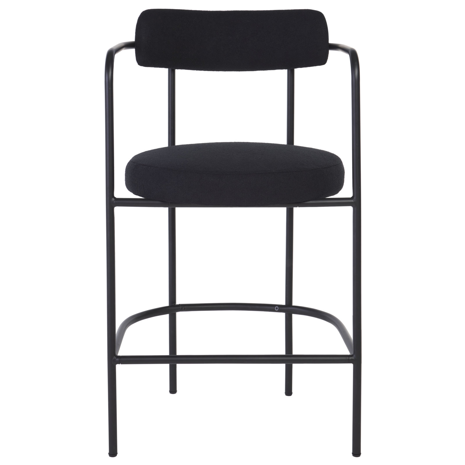 Liana 27" Bar Stool, Black